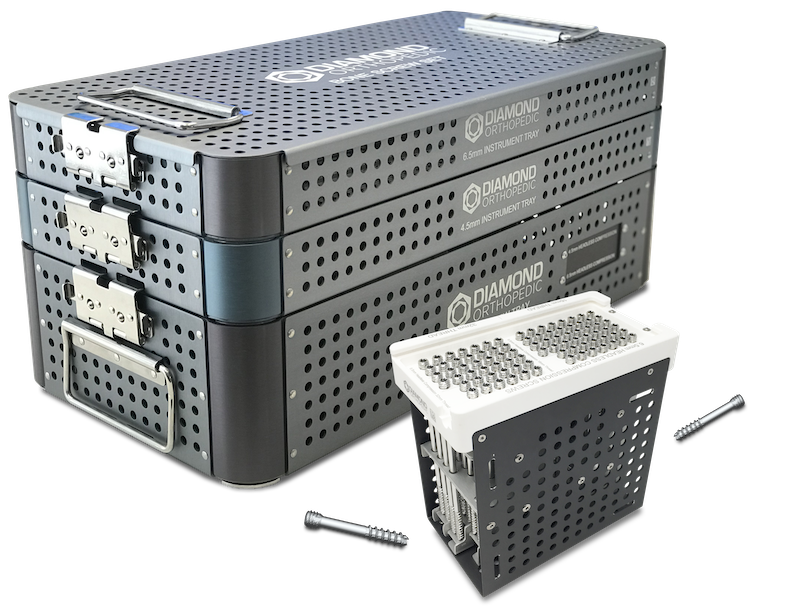 enclosed case with caddy screws