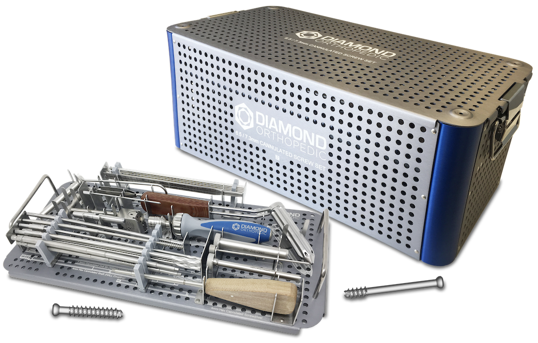 enclosed case with caddy screws